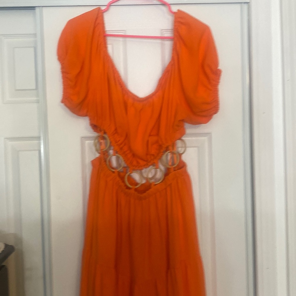 COPY - Orange maxi dress